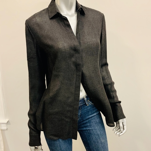 T by Alexander Wang Viscose/Wool Button-Do… - Picture 2 of 8